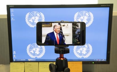 Trump fustiga a China ante la ONU en un discurso diseñado para su reelección