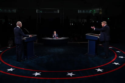 Joe Biden y Donald Trump se enfrentan en primer debate de cara a las elecciones en EU: Muestran su visión diferente de la economía y la gestión de la pandemia por COVID-19