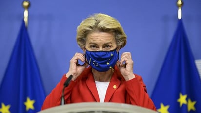 Von der Leyen da negativo en COVID-19, pero seguirá en cuarentena