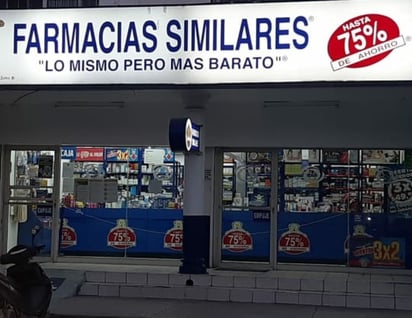 Asaltan farmacia