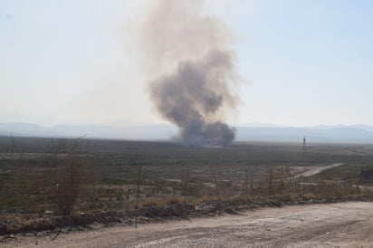 Controlan incendio en el relleno sanitario de Frontera 