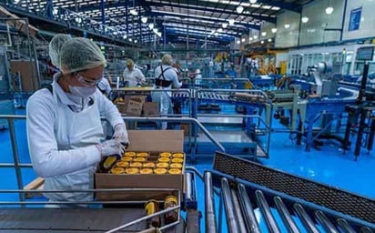 Actividad industrial crece 3.3% en agosto