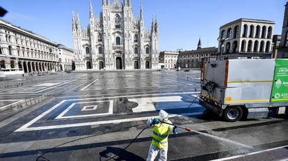 Italia registra un nuevo repunte con 8,804 nuevos casos y duplica los muertos