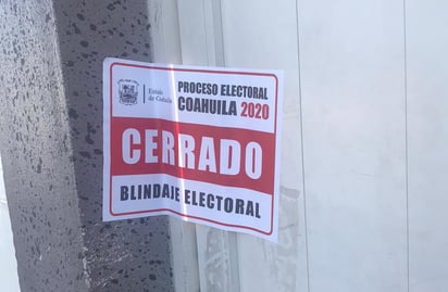 Colocan sellos a unidades oficiales en resguardo por proceso electoral