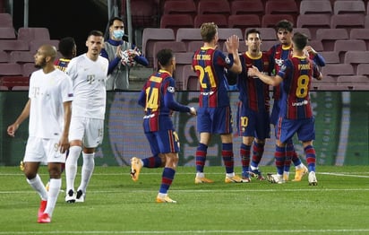 5-1. El Barça inicia con goleada el camino hacia su redención europea