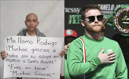 'Canelo' realiza donación en apoyo a niños con cáncer