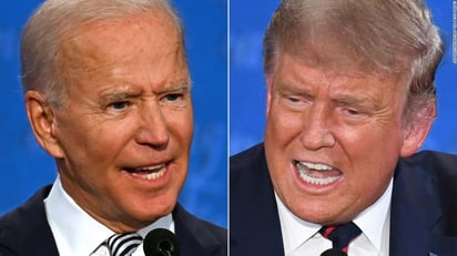 Se prende el debate sobre quién ganó el debate entre Donald Trump y Joe Biden