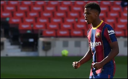 Ansu Fati, el jugador más joven en anotar en un Clásico Español