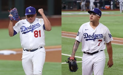 Aficionados de los Dodgers reciben a Julio Urías en Los Angeles