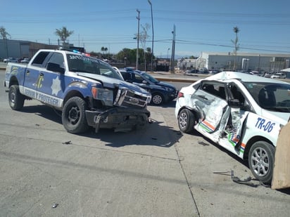 Fuerte encontronazo en avenida Las Torres de Monclova