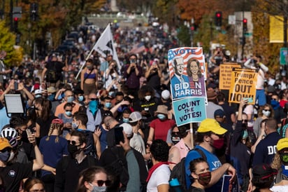 FOTOS: Estados Unidos celebra a su nuevo presidente: Miles de personas salieron a las calles a expresar su apoyo a Joe Biden