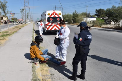 Derrapa motociclista en Monclova