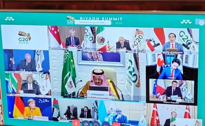 Participa AMLO, de manera virtual, en Cumbre del G20: Expresó la posición del Gobierno de México frente a la crisis económica mundial y la pandemia