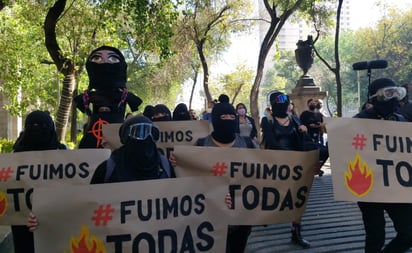 Feministas: Marchan para rechazar citatorios por daños a la propiedad