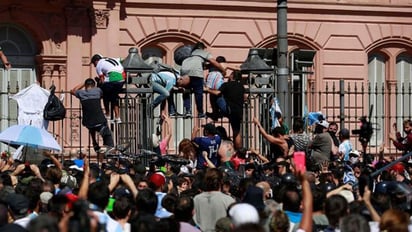 Caos para ingresar a la Casa Rosada