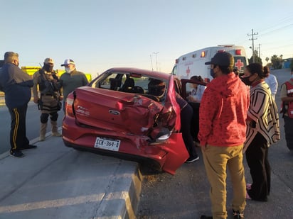 Fuerte accidente en el Galaz