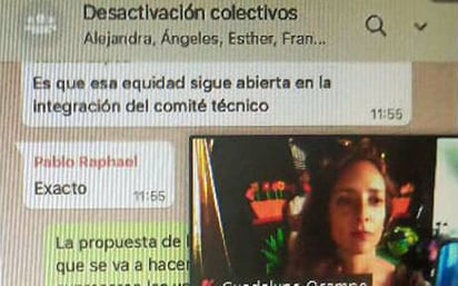 Hay nuevo grupo de diálogo tras el chat 'Desactivación colectivos'