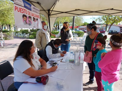 Abren 2 módulos  contra la influenza