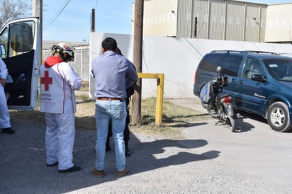 Derrapa en moto en Monclova