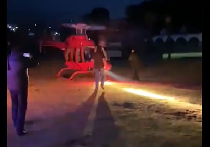 Difunden video en el que aspa de helicóptero golpea a empresario