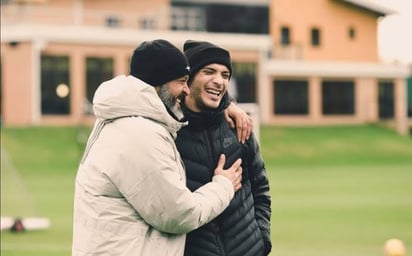 Raúl Jiménez se presentó al entrenamiento de los Wolves