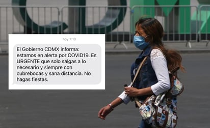 Comienza campaña Alerta por Covid-19 con mensajes SMS en la CDMX