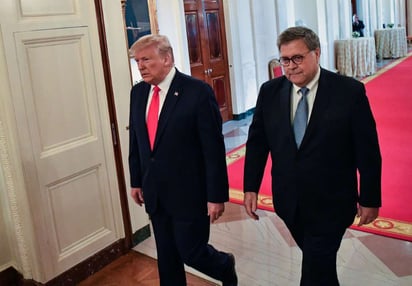 William Barr deja la Fiscalía General de Estados Unidos