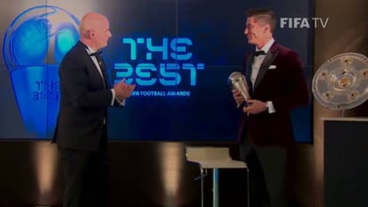 Robert Lewandoski gano el premio The Best 