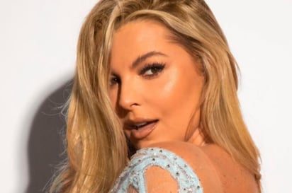 Marjorie De Sousa, entre transparencias, muestra su figura con el Sol