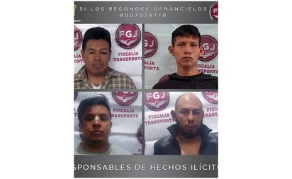 Sentencian a 4 ladrones de transporte público en Edomex