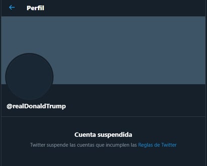 Twitter suspende permanentemente la cuenta de Trump