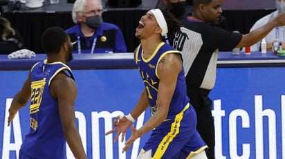 106-105. Damion Lee hace de Curry y Warriors fueron mejores que Raptors