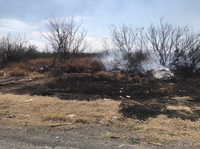 Provocaron 6 incendios de pastizales el fin de semana en Frontera 