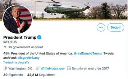 Twitter entregará cuenta @POTUS a Joe Biden