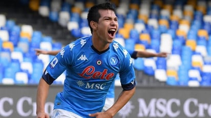 'Chucky' Lozano anota con el Napoli a los ocho segundos