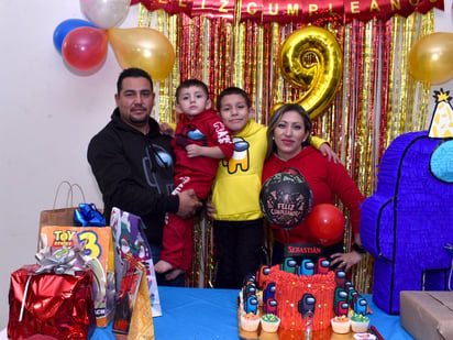 Sebastián festeja su cumpleaños número 9 en Monclova