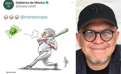 Cartón sobre AMLO en cuenta del Gobierno Federal genera polémica: Monero Rapé señala que no autorizó que fuera utilizado con fines oficiales