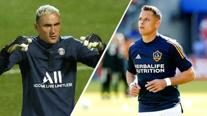 Keylor Navas supera al 'Chicharito' Hernández