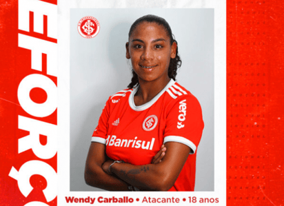 La delantera uruguaya Wendy Carballo ficha por el Internacional