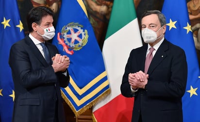 Mario Draghi jura como nuevo primer ministro de Italia: Tiene la encomienda de formar Gobierno debido a la crisis desatada tras la dimisión de Giuseppe Conte