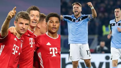 3-0 aplasta Bayern a la Lazio al descanso 