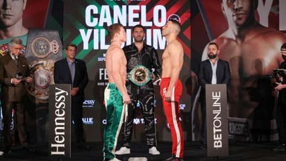 “Canelo” expone sus títulos hoy