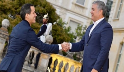 Guaidó agradece a Duque la firma del estatuto de protección de migrantes