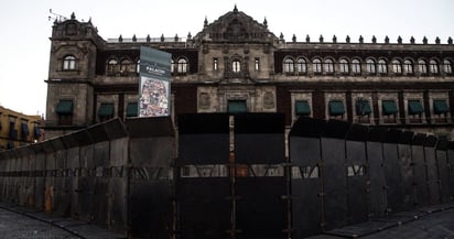 Refuerzan seguridad en inmediaciones de Palacio Nacional