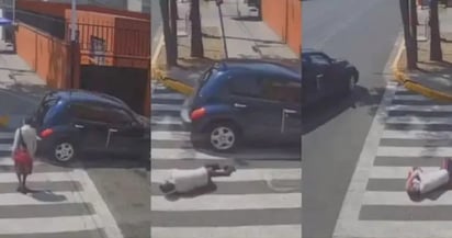 Abuela es atropellada por automovilista en Iztapalapa