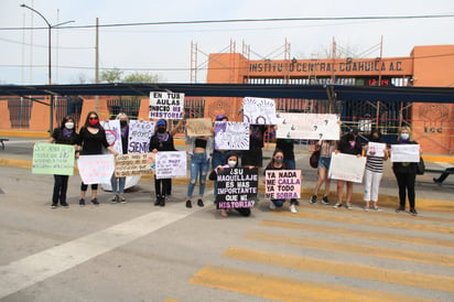 Protestan en ICC de Monclova contra presuntos acosos sexuales