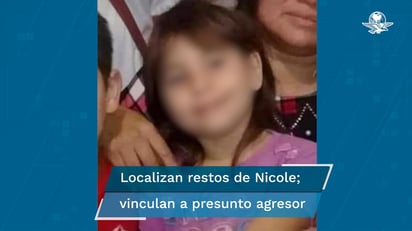 Exigen justicia por muerte de Nicole con moño negro gigante