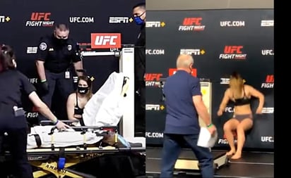 Peleadora de UFC se desmaya durante el pesaje