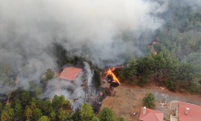 Conafor reporta control de 15% del incendio forestal en Coahuila y NL