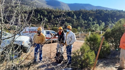 Llegan bomberos de Monclova a Arteaga